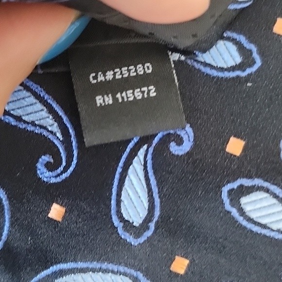 Louis Dell Olio Men’s Multicolored Tie - Picture 6 of 8